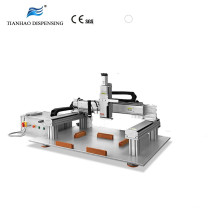 Desktop totalmente automático de silicone/resina epóxi/máquina de distribuição de cola UV